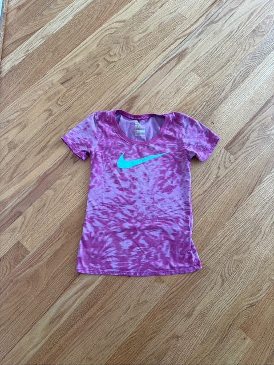 Nike Tops - Nike purple t shirt tie dye sexy